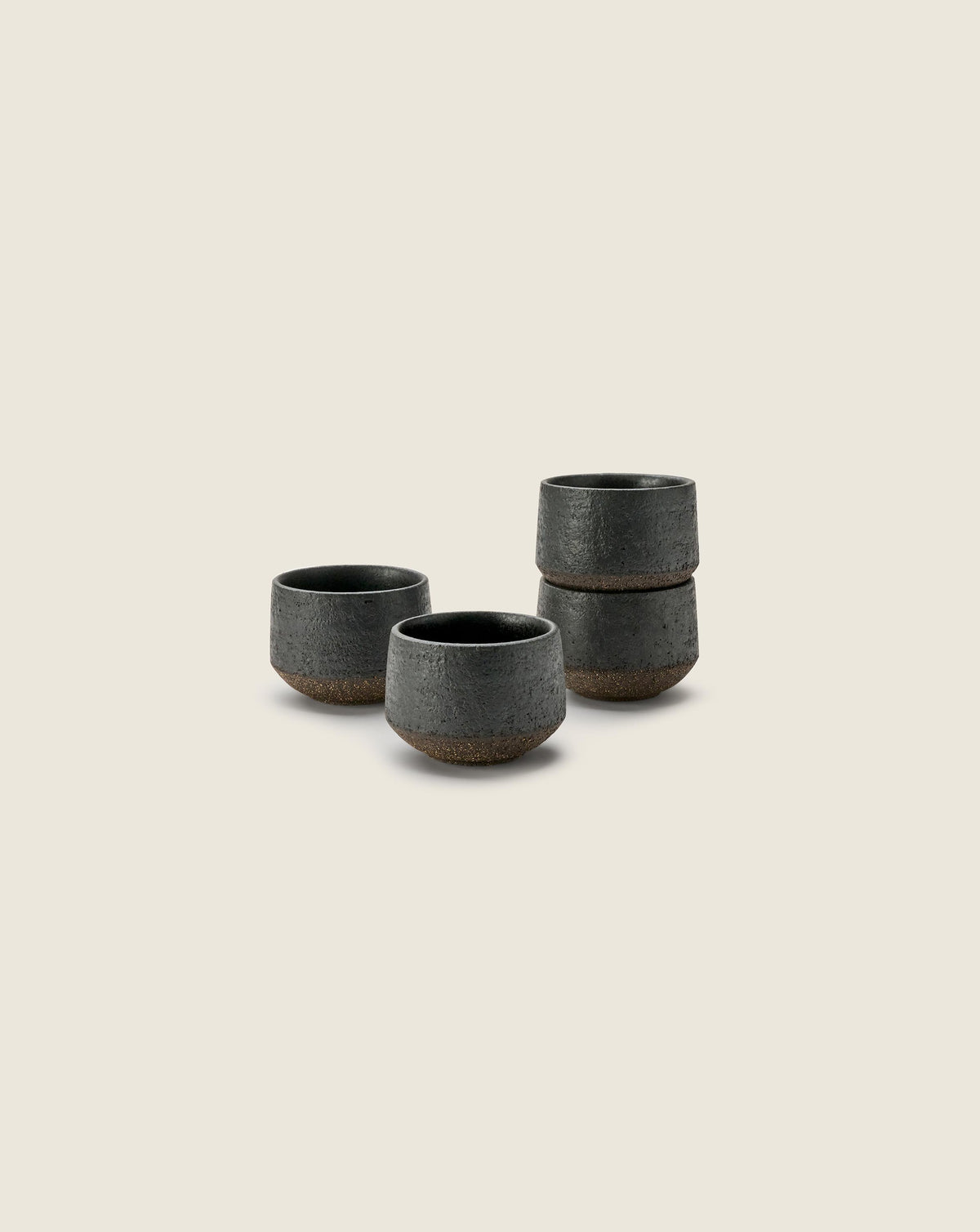 Chamotte Cup 12 cl - Black