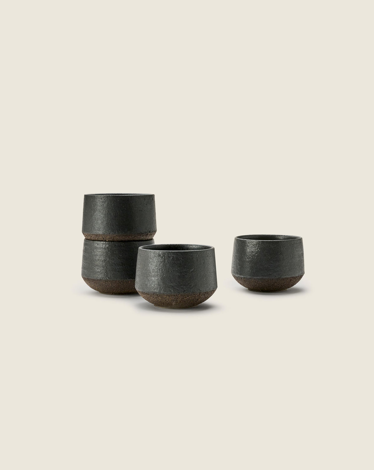 Chamotte Cup 24 cl - Black