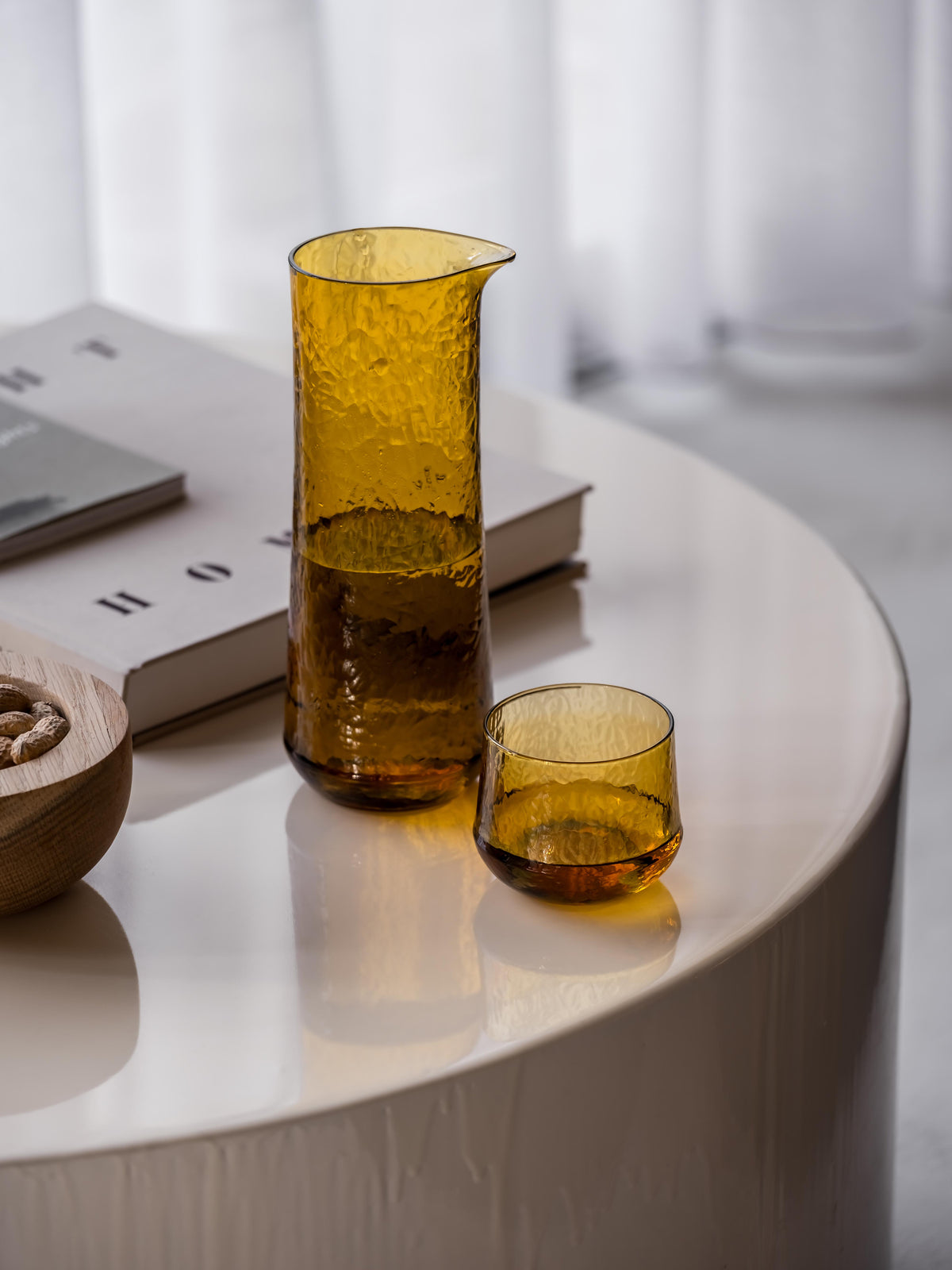 Craquelé Carafe - 80 cl - Amber
