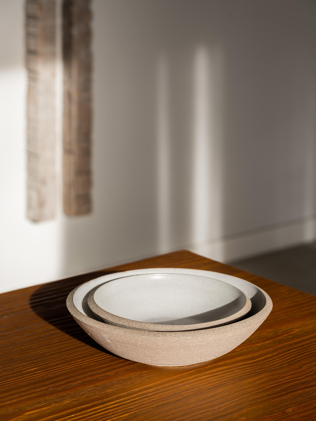 Chamotte Bowl 185 - Light grey