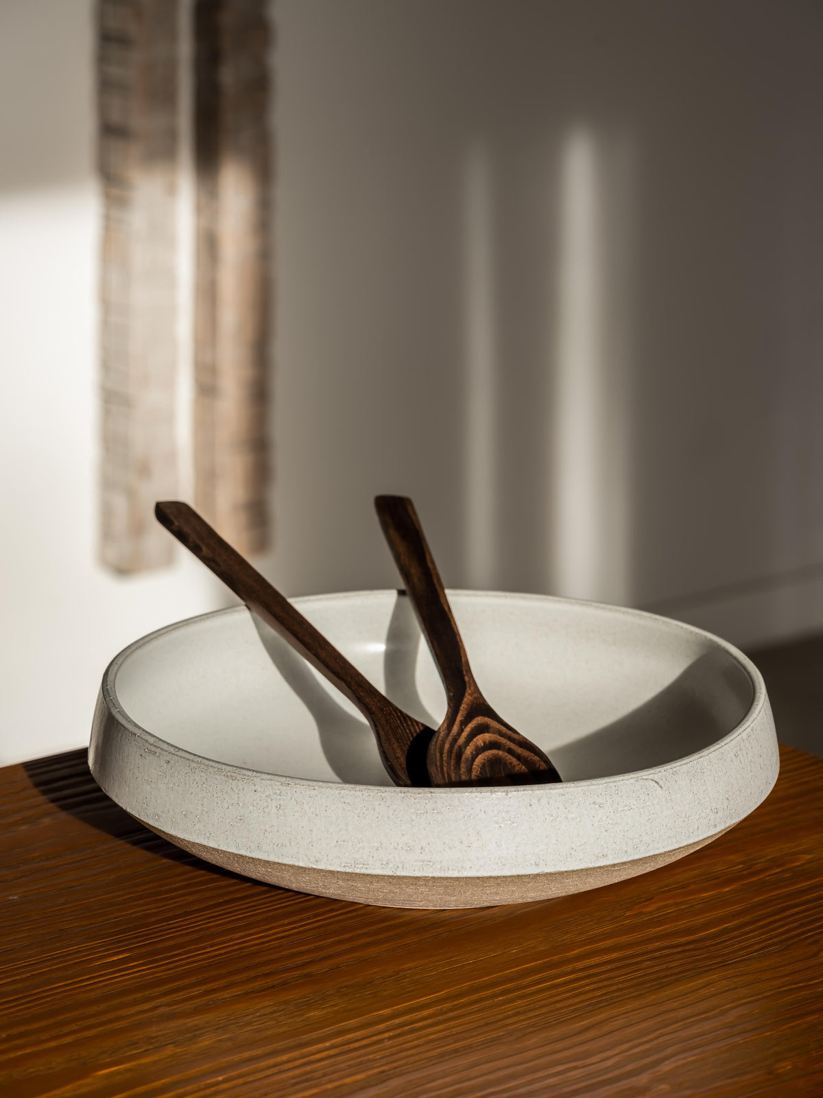 Chamotte Bowl 300 - Light grey