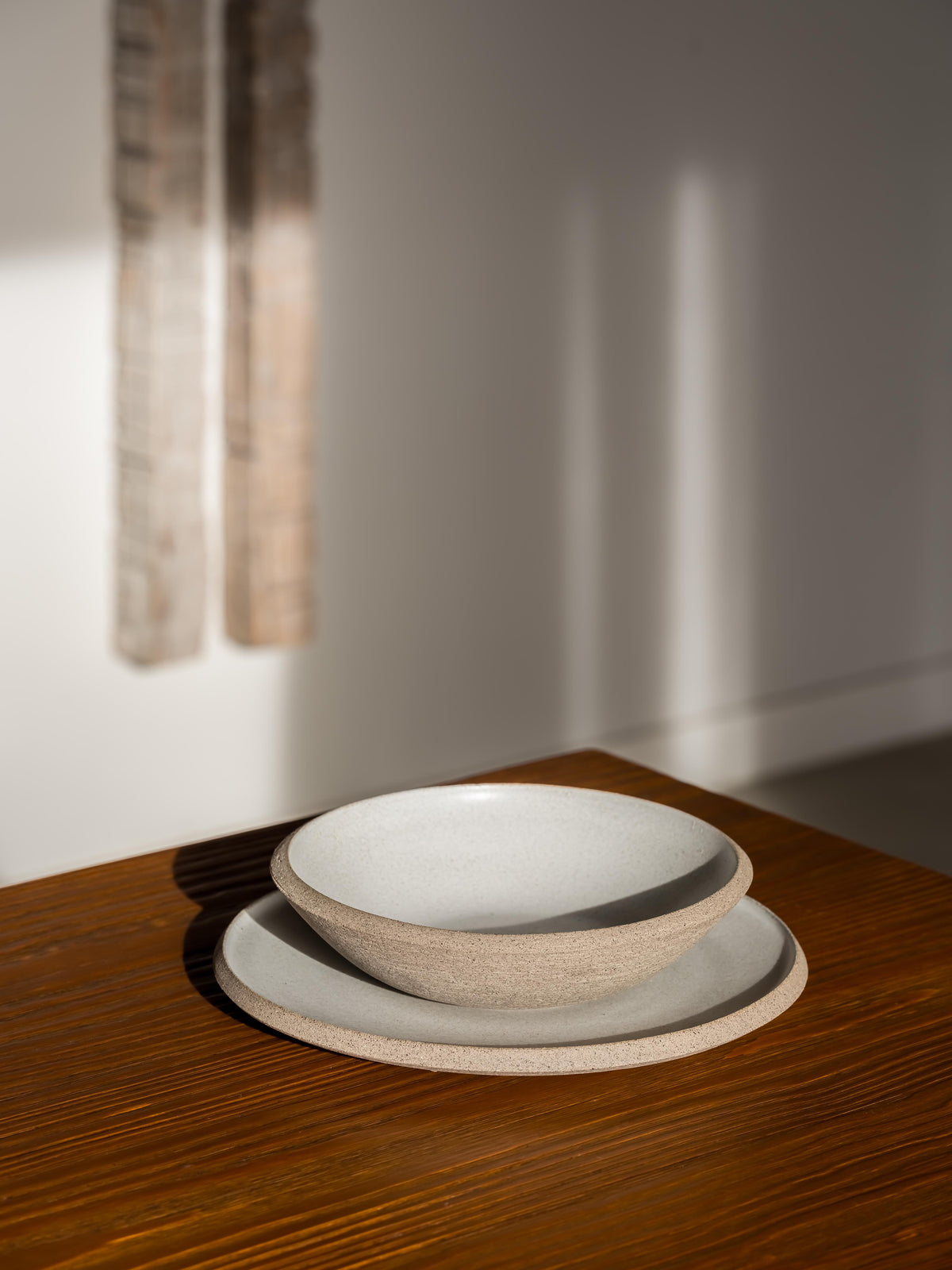 Chamotte Bowl 185 - Light grey