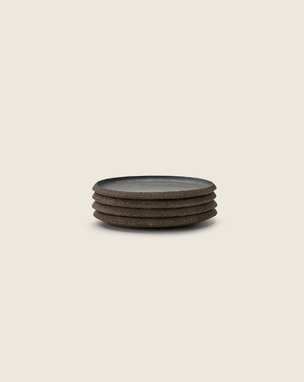 Chamotte Plate 160 - Black