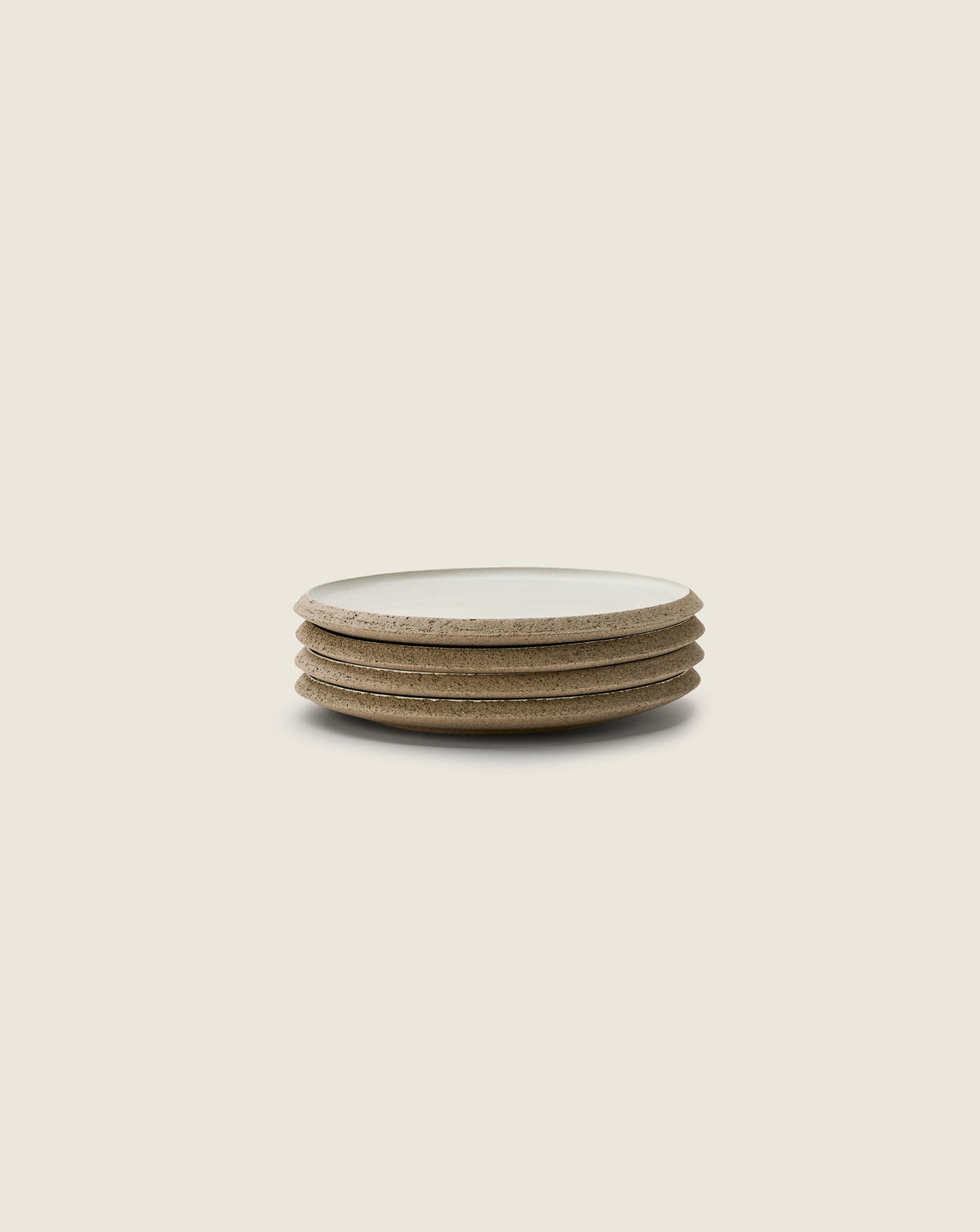 Chamotte Plate 160 - Light grey
