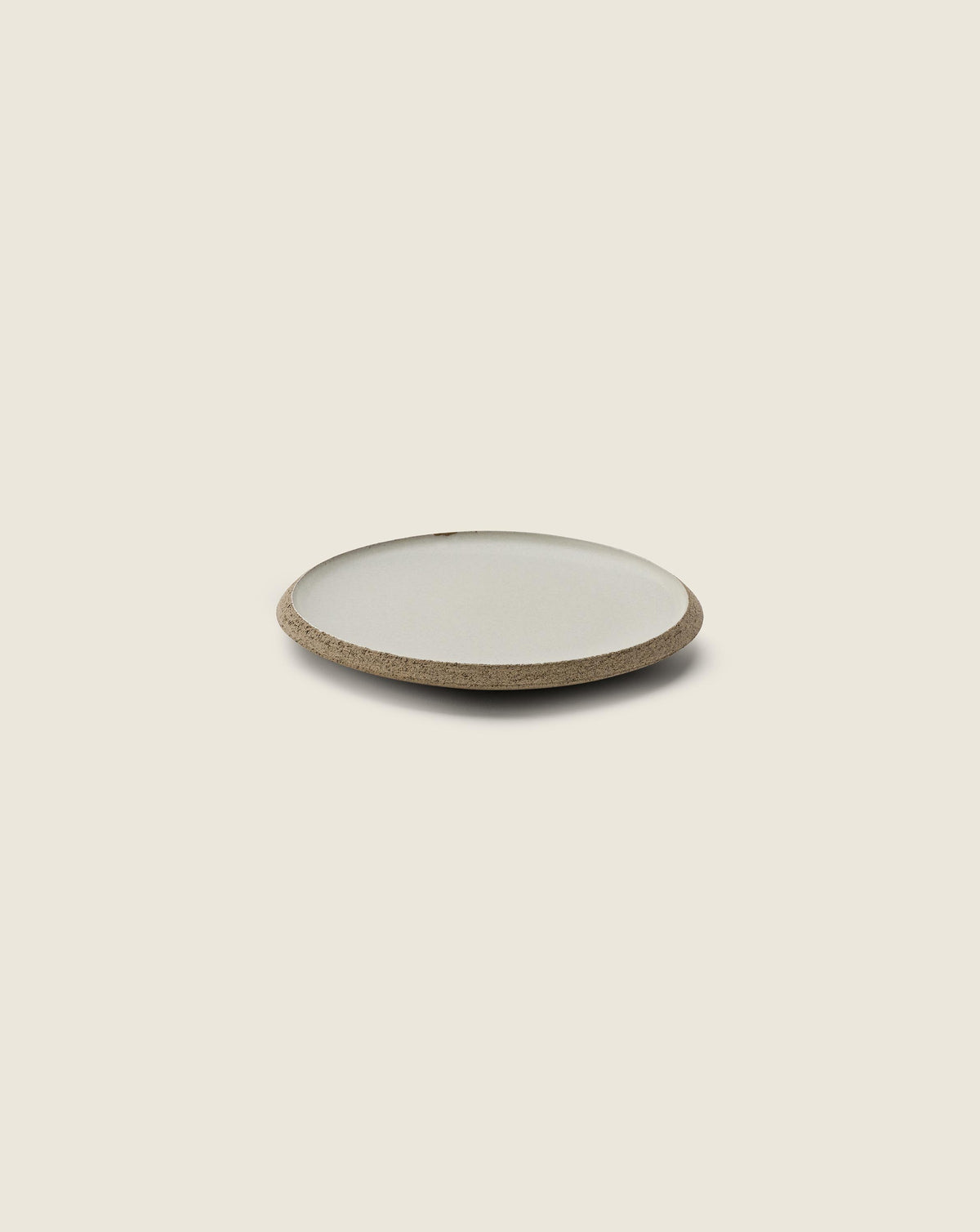 Chamotte Plate 160 - Light grey