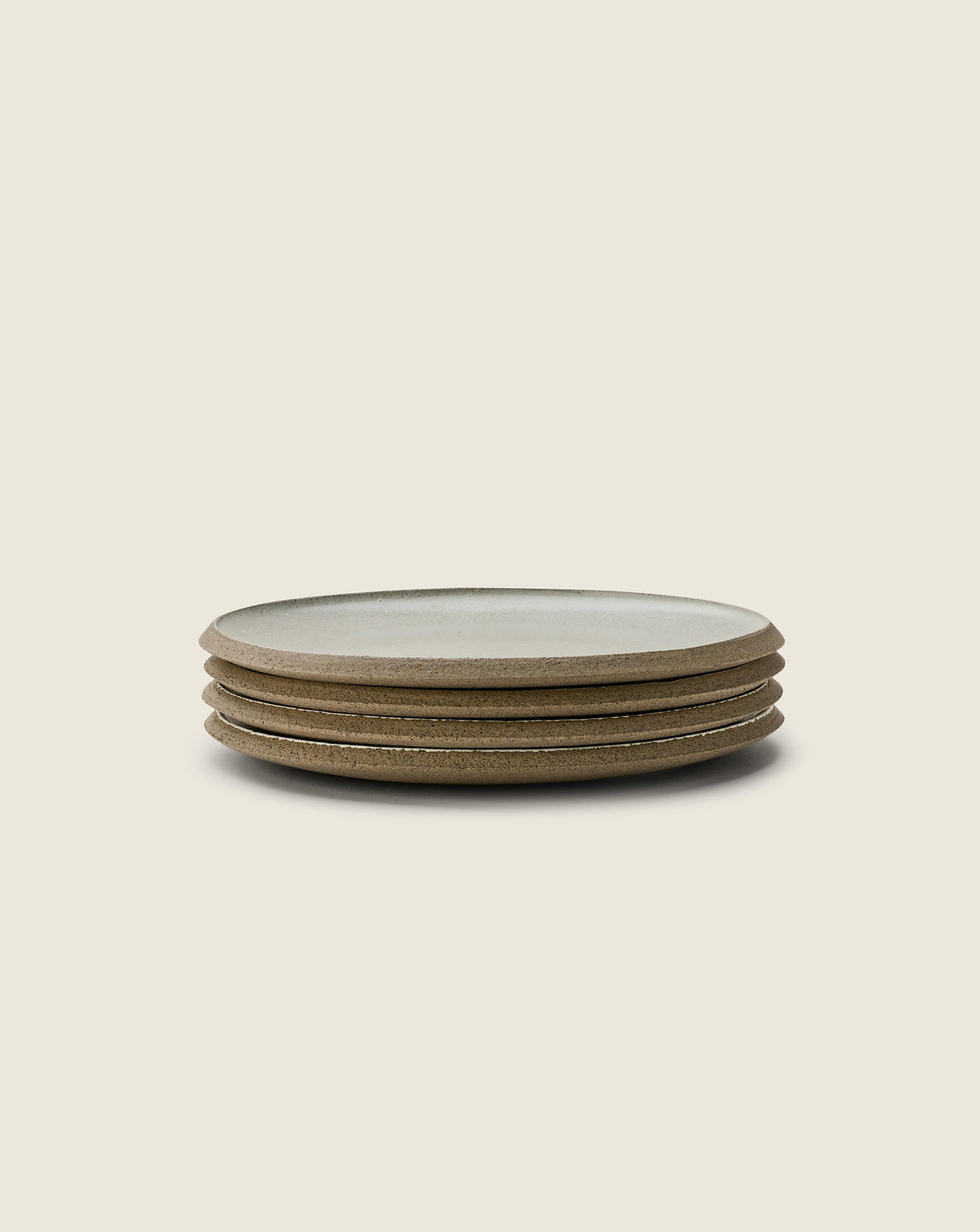 Chamotte Plate 230 - Light grey