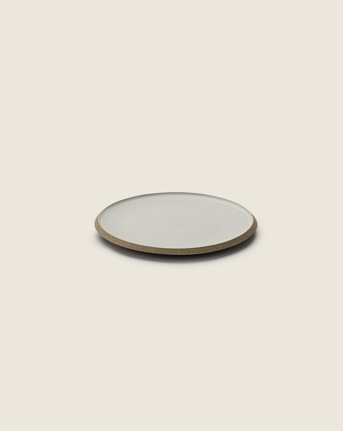 Chamotte Plate 230 - Light grey