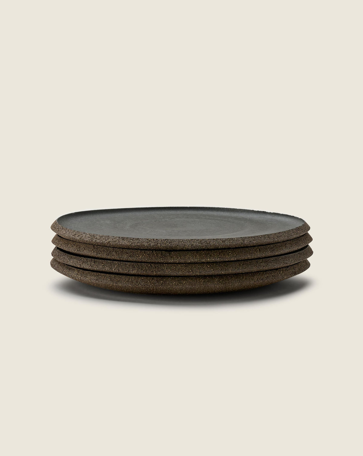 Chamotte Plate 280 - Black