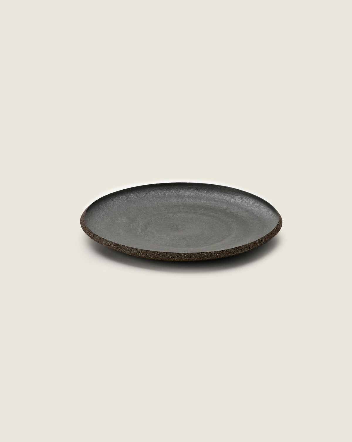 Chamotte Plate 280 - Black