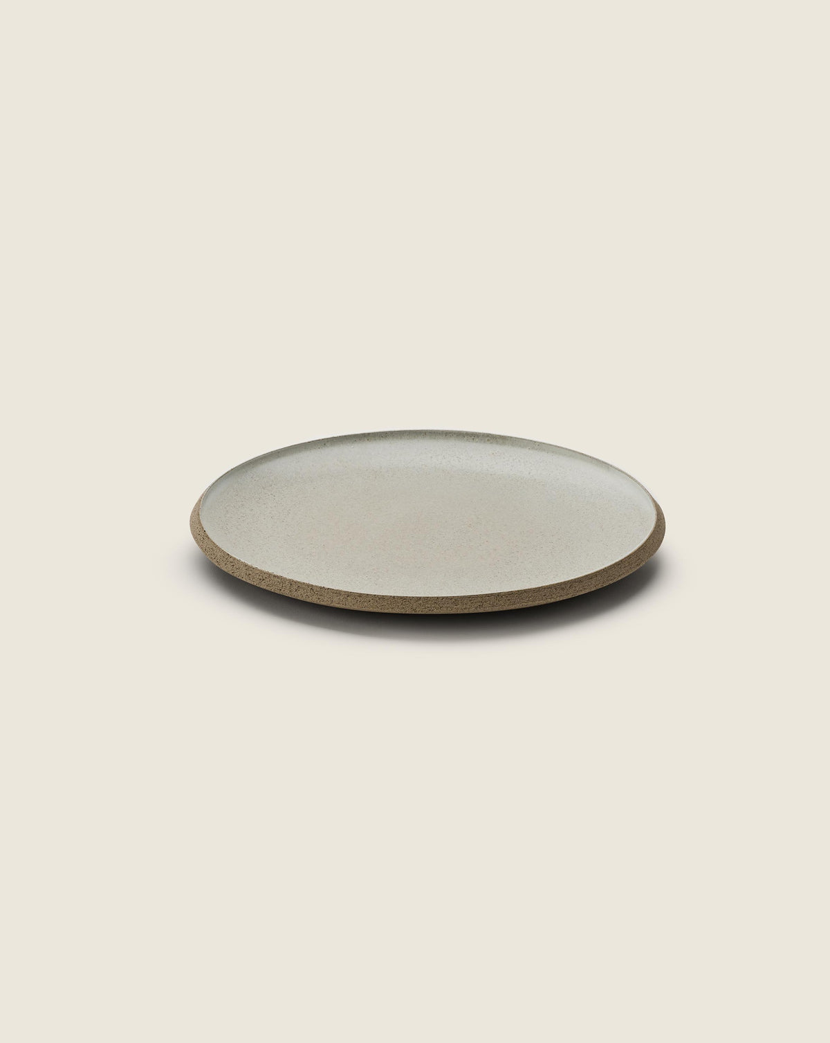 Chamotte Plate 280 - Light grey