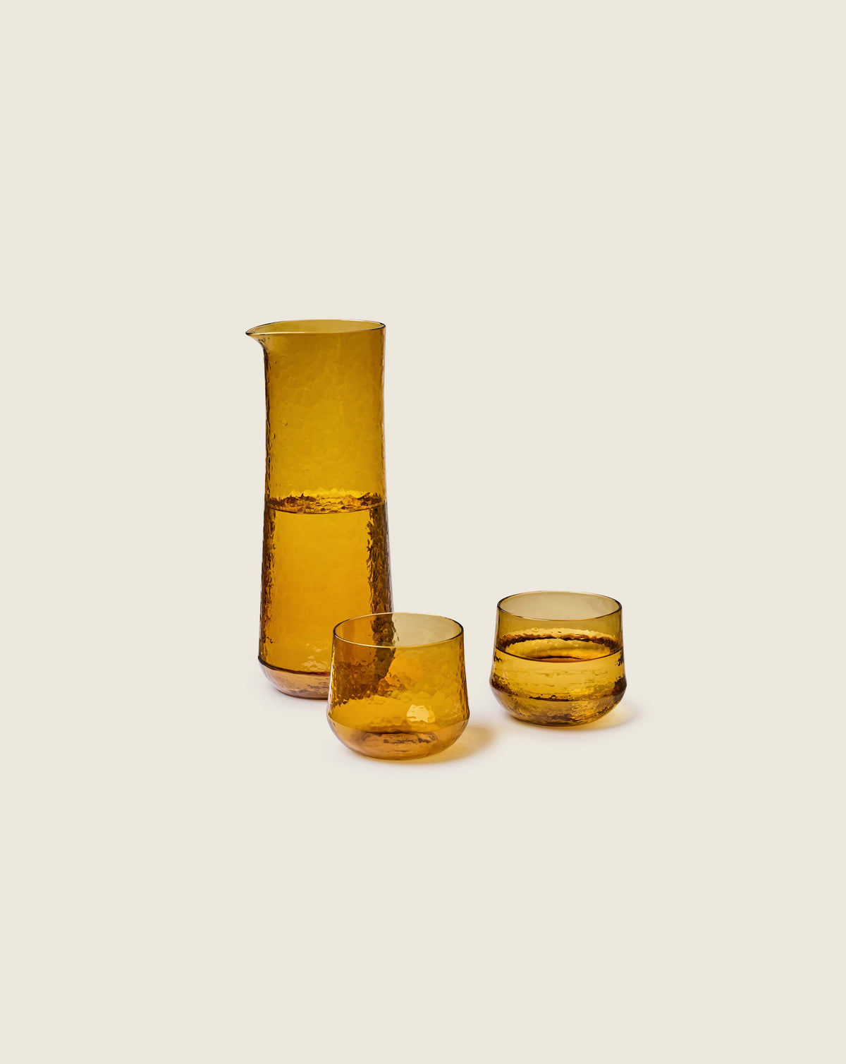 Craquelé Carafe - 80 cl - Amber