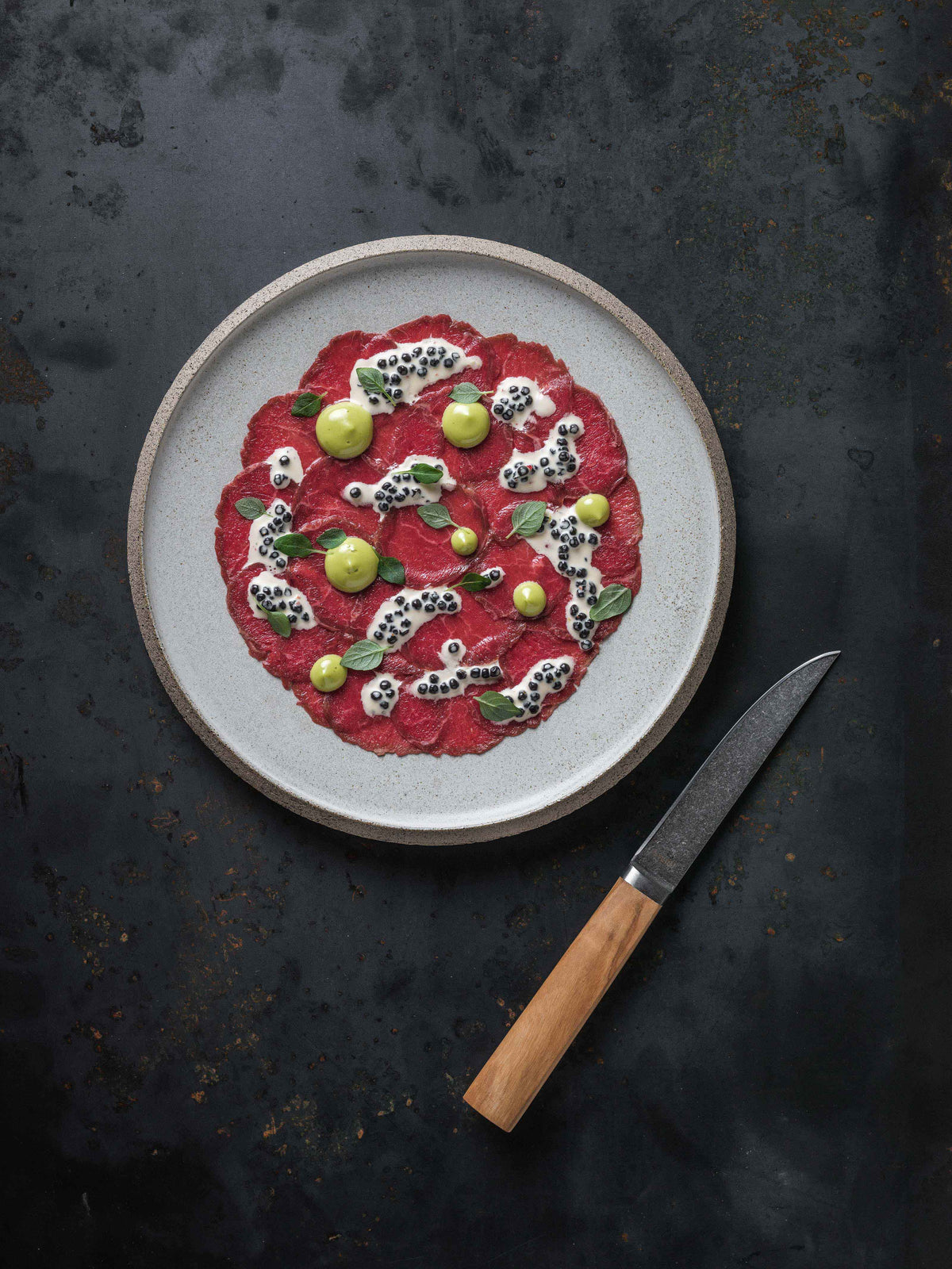Chamotte Plate 280 - Light grey