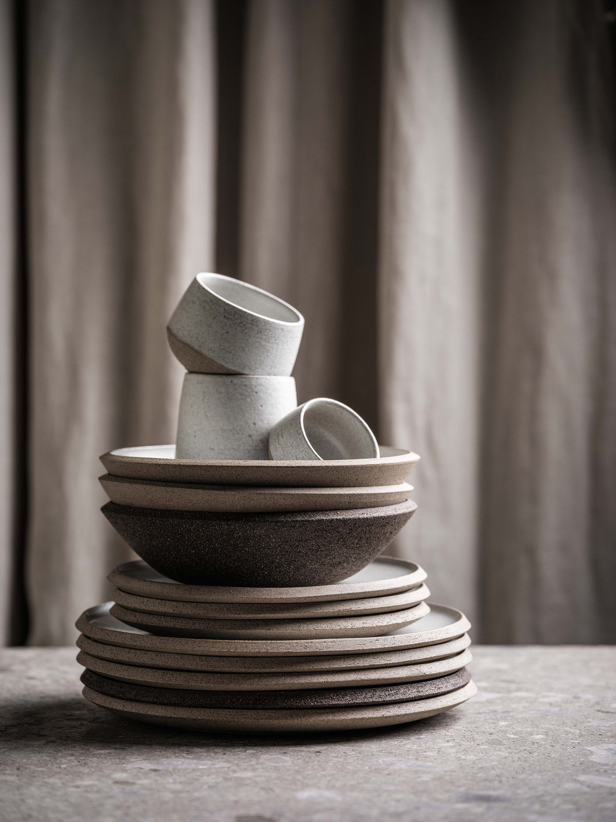 Chamotte Cup 24 cl - Light grey